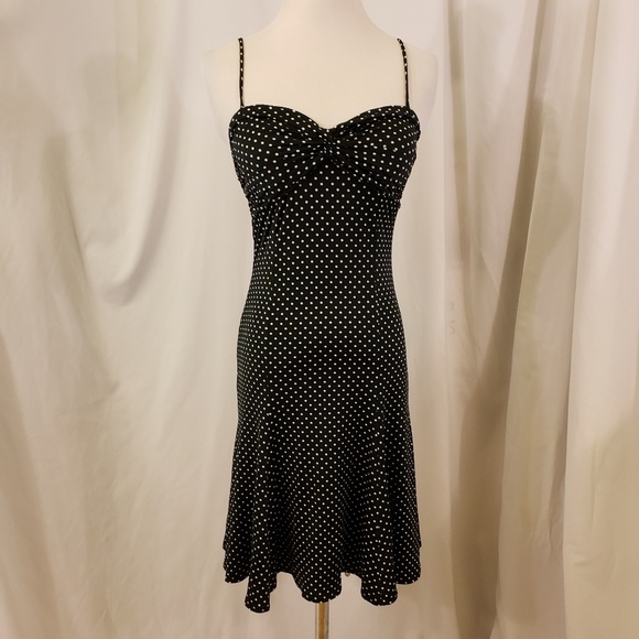 Papaya Dresses & Skirts - 4/$20 polka dot halter fit & flare dress SMALL